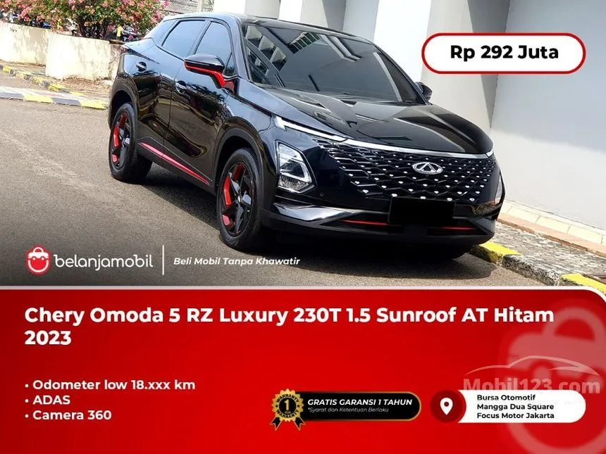 Jual Mobil Chery Omoda 5 2023 RZ 1.5 di Jawa Barat Automatic SUV Hitam Rp 292.000.000