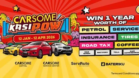 CARSOME Kasi Pow This Chinese New Year: Win a year of FREE Car Goodies and many more worth over RM30,000
