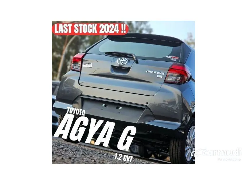 Jual Mobil Toyota Agya 2024 G 1.2 di Jawa Barat Automatic Hatchback Abu