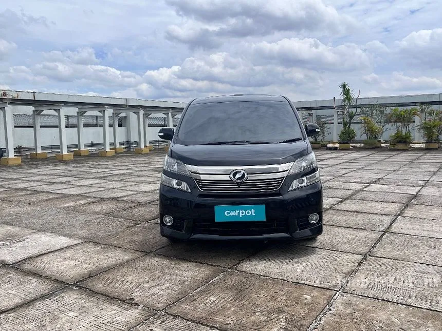 Jual Mobil Toyota Vellfire 2011 V 2.4 di DKI Jakarta Automatic MPV Hitam Rp 230.000.000