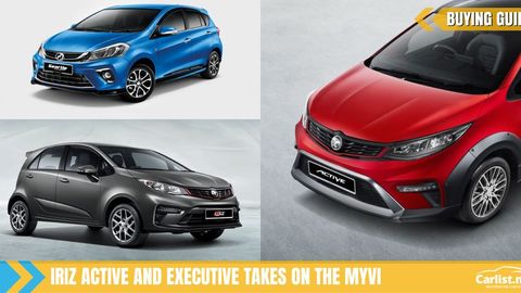 2022 Proton Iriz vs 2022 Proton Iriz Active vs 2022 Perodua Myvi