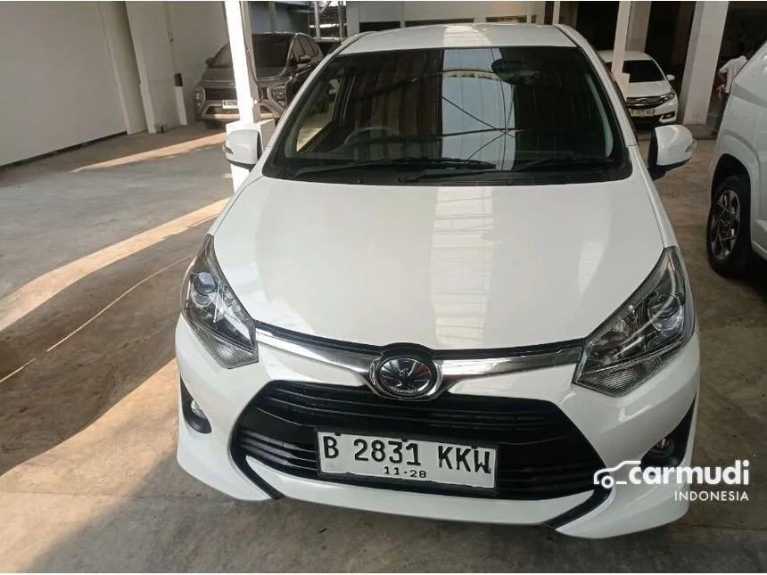 Jual Mobil Toyota Agya 2018 G 1.2 di Banten Manual Hatchback Putih Rp 117.000.000