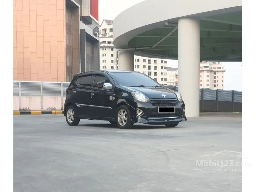 Jual Mobil Toyota Agya 2016 TRD Sportivo 1.0 di DKI Jakarta Automatic Hatchback Hitam Rp 85.000.000