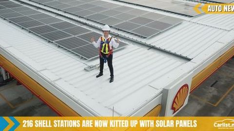 Shell Installs Solar Panels On Top Of 216 Stations