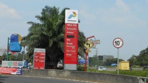 Pertamina Resmikan SPBU di Tol Cipali