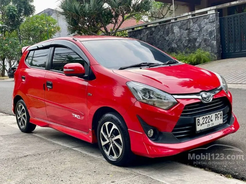 Jual Mobil Toyota Agya 2018 TRD 1.2 di DKI Jakarta Automatic Hatchback Merah Rp 118.000.000