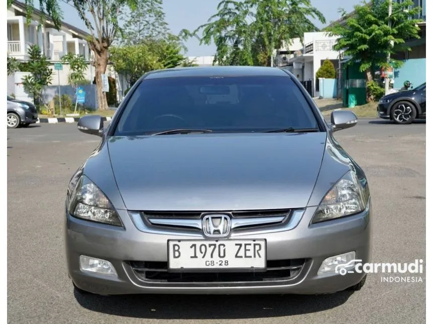 Jual Mobil Honda Accord 2007 VTi 2.4 di Banten Automatic Sedan Silver Rp 93.000.000