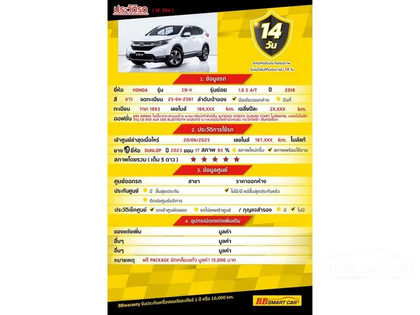 2018 Honda CR-V DT E SUV