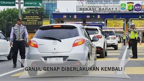 Bekasi Mulai Terapkan Pembatasan Kendaraan Ganjil Genap