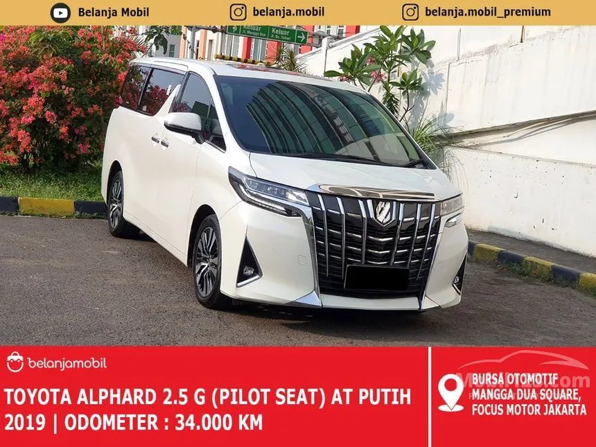 Jual Mobil Toyota Alphard 2019 G 2.5 di DKI Jakarta Automatic MPV Putih Rp 827.000.000