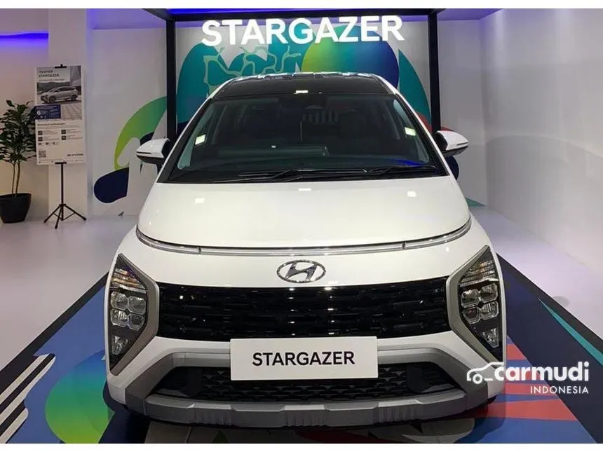Jual Mobil Hyundai Stargazer 2024 Prime 1.5 di Banten Automatic Wagon Putih Rp 289.000.000