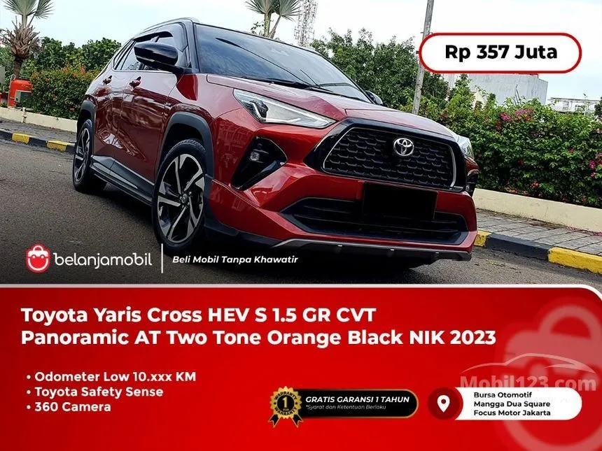 Jual Mobil Toyota Yaris Cross 2023 S HEV GR Parts Aero Package 1.5 di DKI Jakarta Automatic Wagon Orange Rp 357.000.000