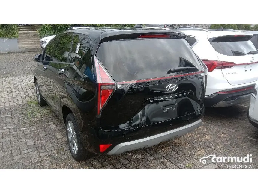 Jual Mobil Hyundai Stargazer 2024 Essential 1.5 di Jawa Barat Automatic MPV Hitam Rp 277.500.000