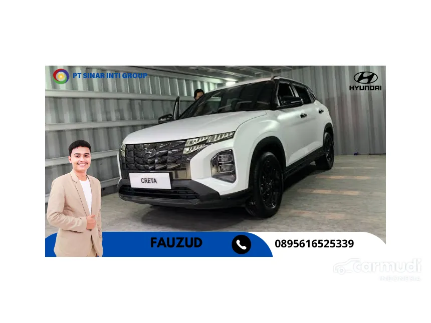 Jual Mobil Hyundai Creta 2024 Alpha 1.5 di Banten Automatic SUV Putih Rp 382.000.000