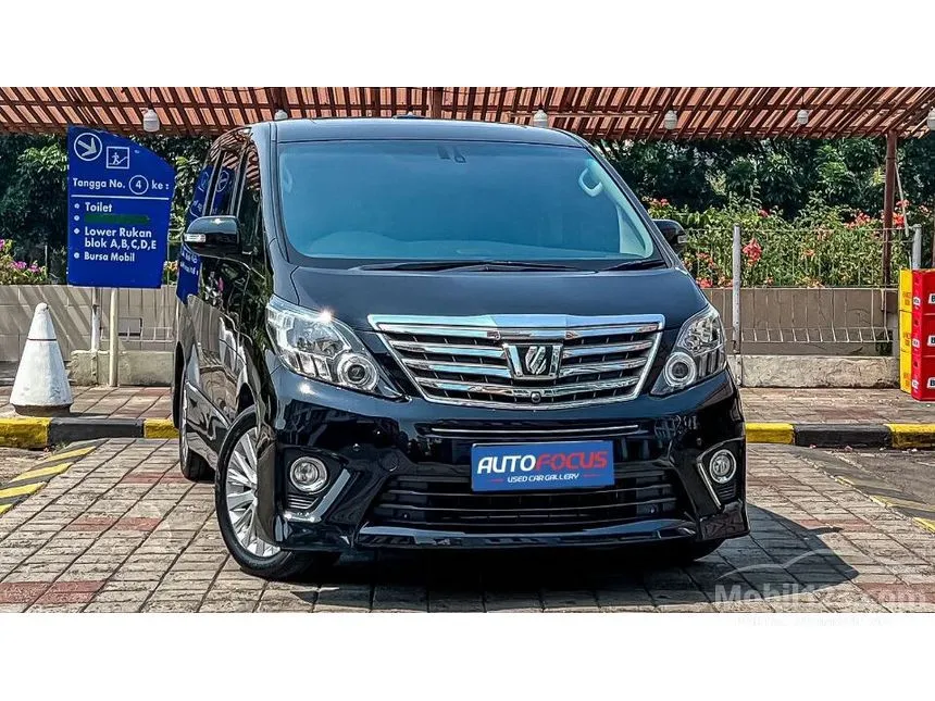 Jual Mobil Toyota Alphard 2013 SC 2.4 di DKI Jakarta Automatic MPV Hitam Rp 338.000.000