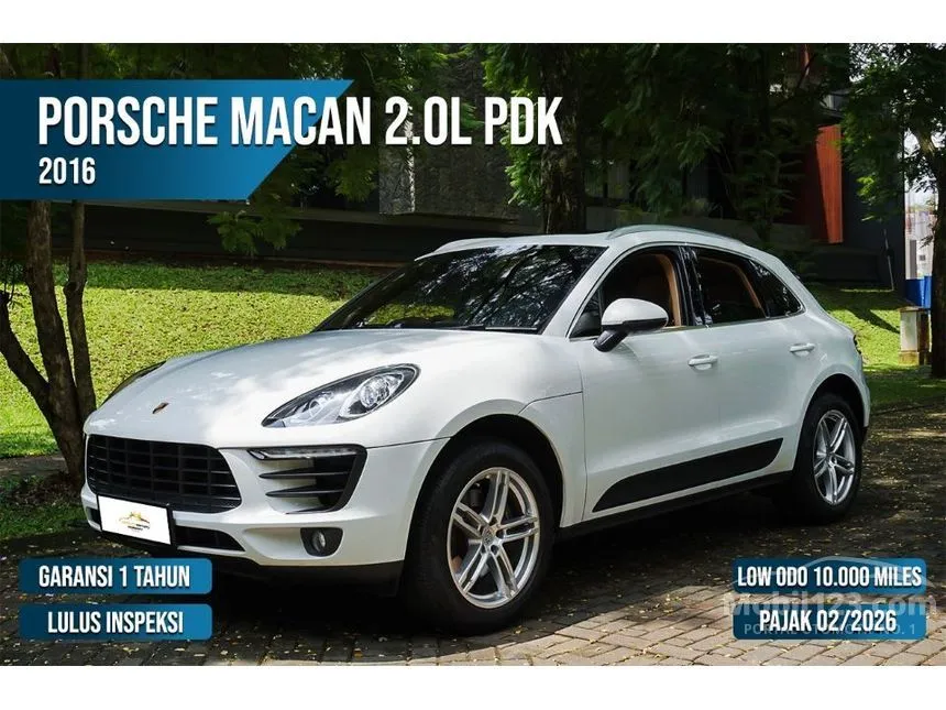 Jual Mobil Porsche Macan 2015 2.0 di Banten Automatic SUV Putih Rp 695.000.000