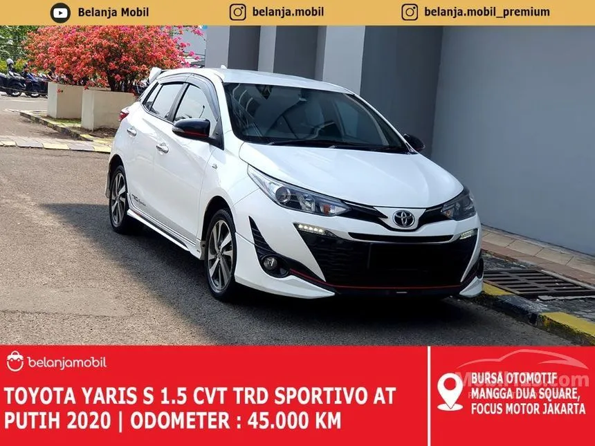 Jual Mobil Toyota Yaris 2020 TRD Sportivo 7 AB 1.5 di DKI Jakarta Automatic Hatchback Putih Rp 200.000.000