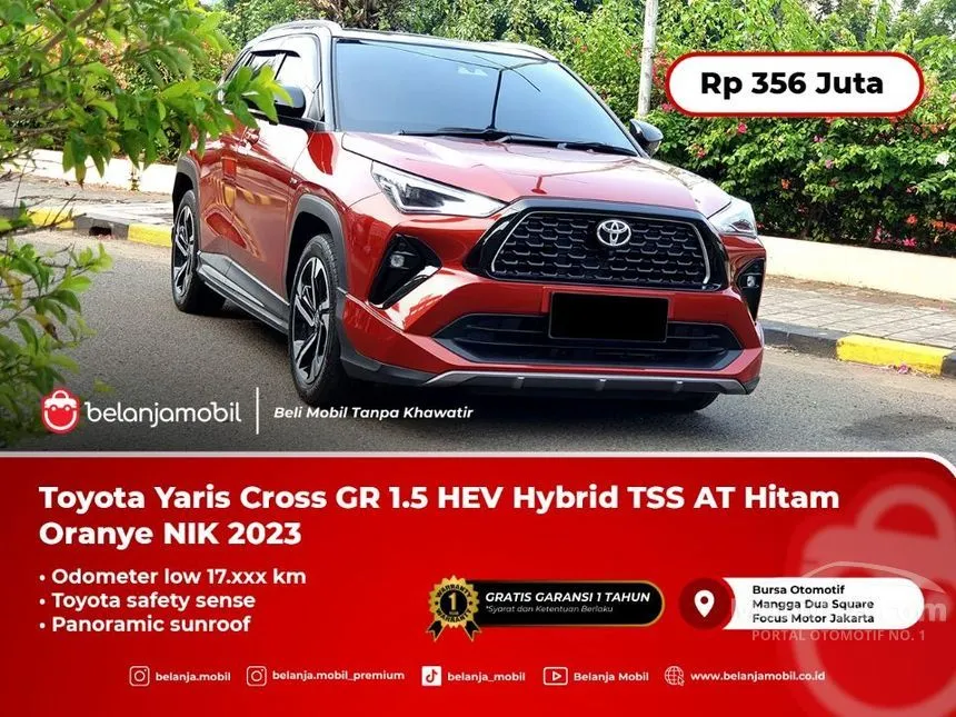 Jual Mobil Toyota Yaris Cross 2023 S HV with GR Parts Aero Pkg 1.5 di DKI Jakarta Automatic SUV Orange Rp 356.000.000