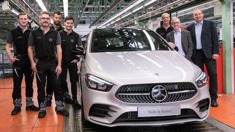 Mercedes-Benz Starts Production Of B-Class At Their Rastatt Plant