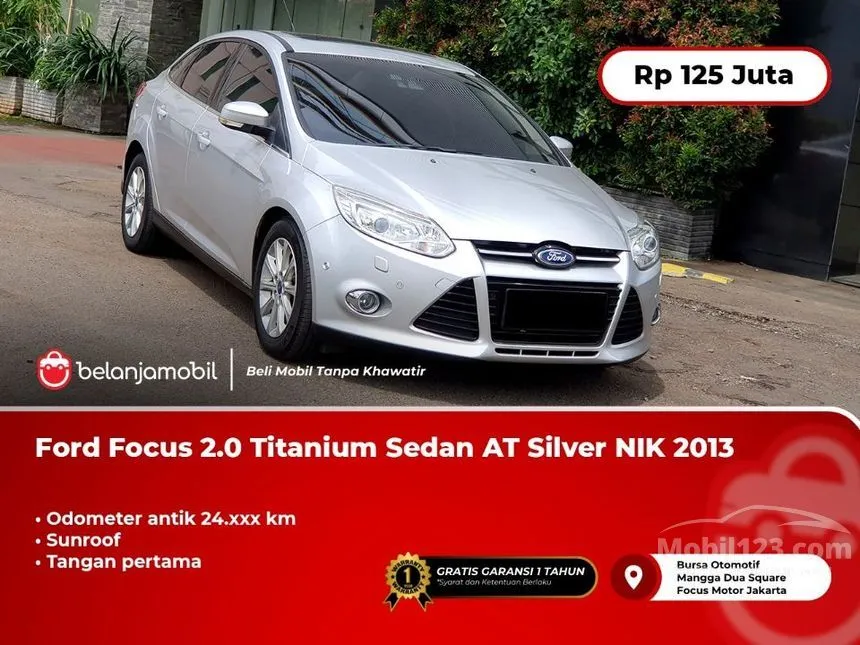 Jual Mobil Ford Focus 2013 Titanium 2.0 di DKI Jakarta Automatic Sedan Silver Rp 125.000.000