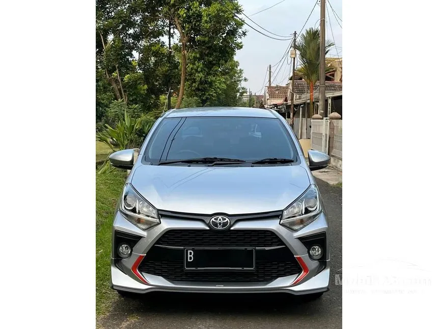 Jual Mobil Toyota Agya 2021 TRD 1.2 di Jawa Barat Manual Hatchback Silver Rp 125.000.000