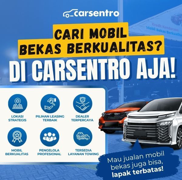 Jual Mobil Bekas Gampang & Cepat? CARSENTRO Yogyakarta Mitra Terpercaya