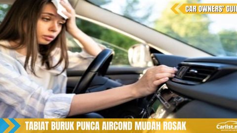 5 Punca Penyaman Udara Kereta Mudah Rosak