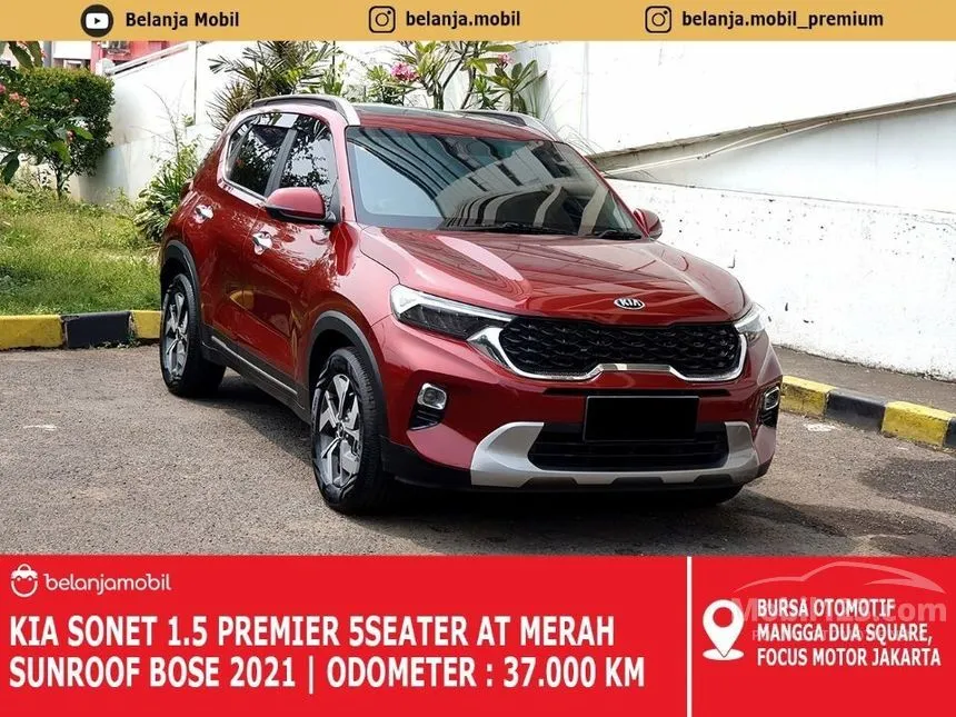 Jual Mobil KIA Sonet 2021 Premiere 1.5 di DKI Jakarta Automatic Wagon Marun Rp 220.000.000