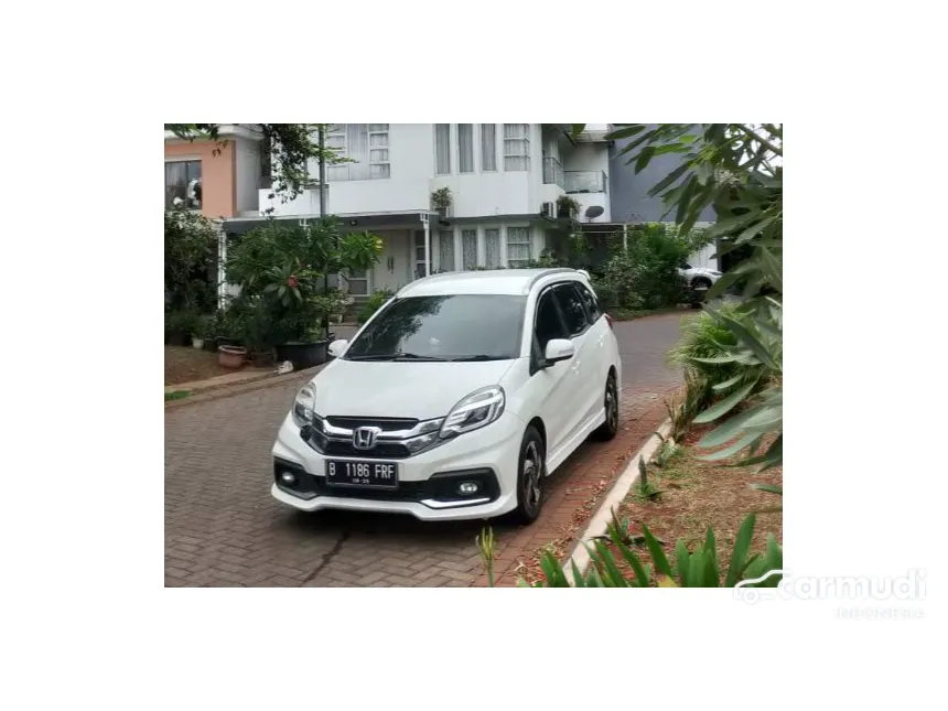 Jual Mobil Honda Mobilio 2015 RS 1.5 di Jawa Barat Automatic MPV Putih Rp 138.000.000
