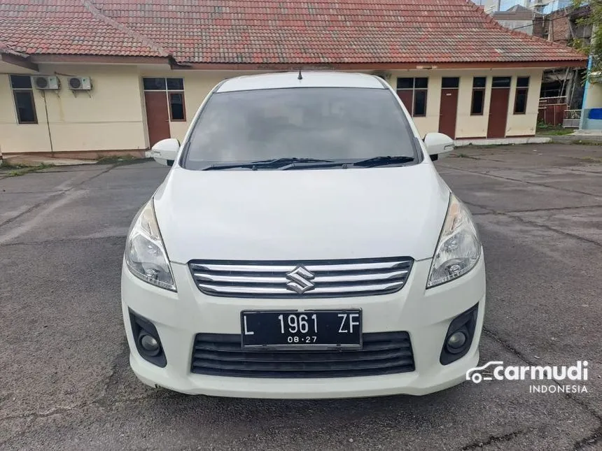 Jual Mobil Suzuki Ertiga 2015 GX 1.4 di Jawa Timur Automatic MPV Putih Rp 140.000.000
