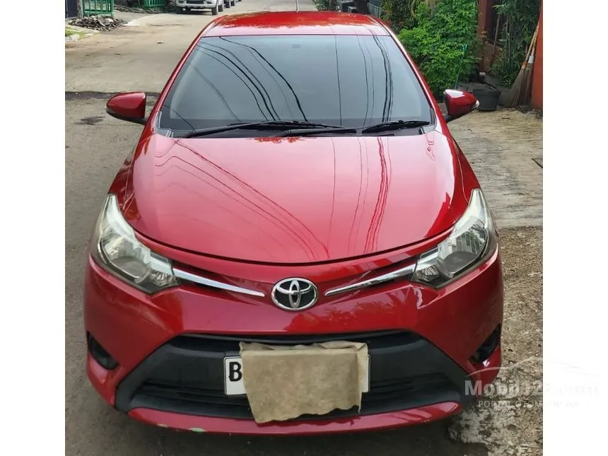 Jual Mobil Toyota Vios 2013 E 1.5 di Banten Manual Sedan Merah Rp 95.000.000