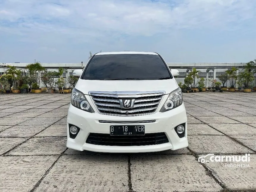 Jual Mobil Toyota Alphard 2013 SC 2.4 di DKI Jakarta Automatic MPV Putih Rp 328.000.000