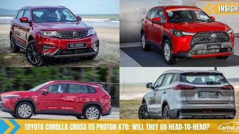 Proton X70 2020 vs Honda CR-V 2020 vs Toyota Corolla Cross 2021 vs ...