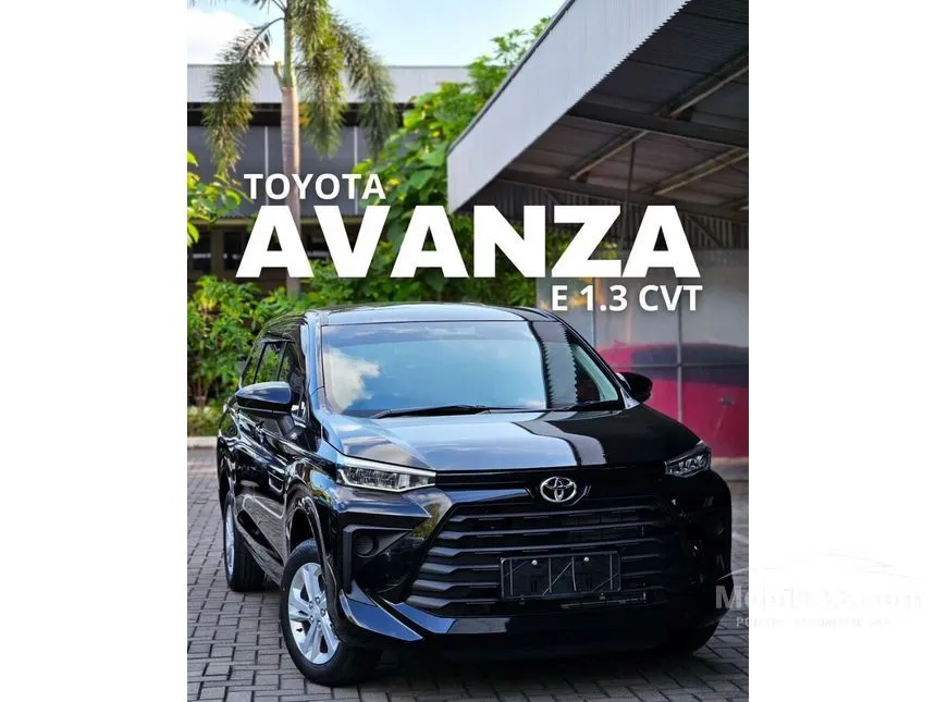 Jual Mobil Toyota Avanza 2024 E 1.3 di Banten Automatic MPV Hitam Rp 231.000.000