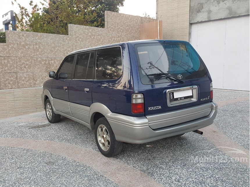 Jual Mobil Toyota Kijang 2001 Krista 2.4 di Yogyakarta Manual MPV Biru