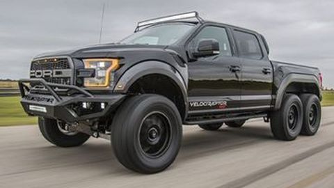 Hennessey จัดหนักโชว์ผลงาน VelociRaptor 6x6 ฟลูไซส์ปิ๊กอัพ 6 ล้อ สุดบึกพลัง 600 แรงม้า !!