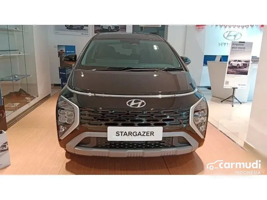 Jual Mobil Hyundai Stargazer 2024 Prime 1.5 di Jawa Barat Automatic Wagon Hitam Rp 256.000.000