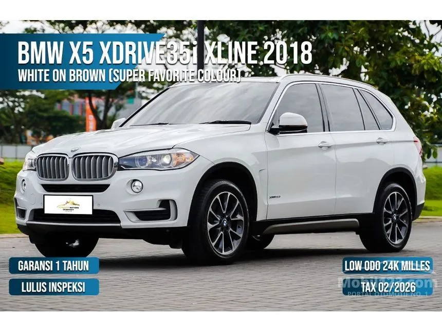 Jual Mobil BMW X5 2017 xDrive35i xLine 3.0 di DKI Jakarta Automatic SUV Hitam Rp 499.000.000