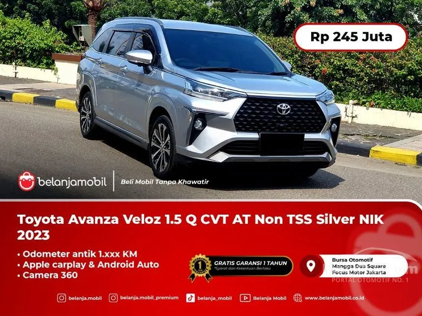 Jual Mobil Toyota Veloz 2023 Q 1.5 di DKI Jakarta Automatic Wagon Abu