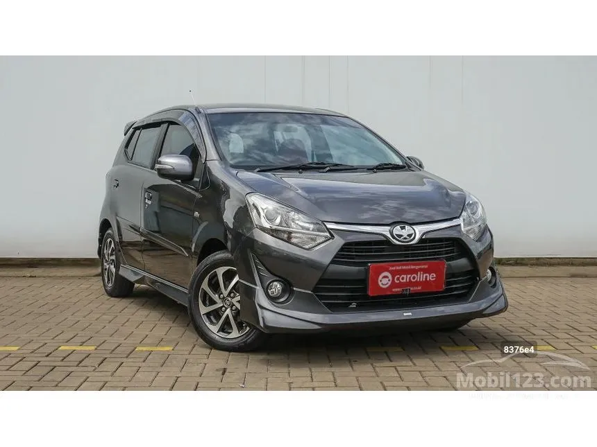 Jual Mobil Toyota Agya 2018 TRD 1.2 di Banten Automatic Hatchback Abu