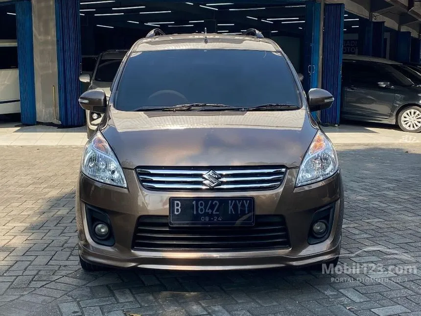 Jual Mobil Suzuki Ertiga 2014 GX 1.4 di Jawa Timur Manual MPV Coklat Rp 139.000.000