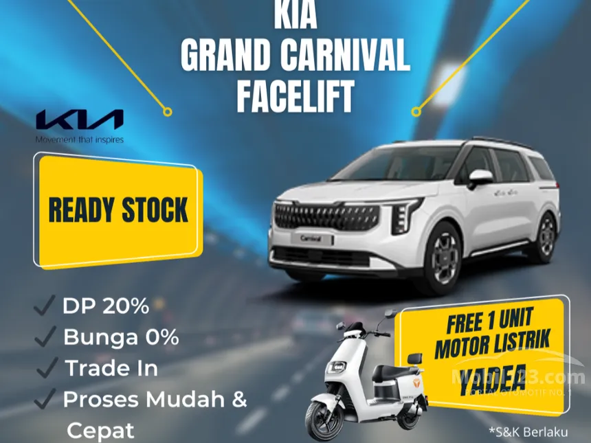 Jual Mobil KIA Carnival 2024 CRDi Premiere 2.2 di Jawa Barat Automatic MPV Abu