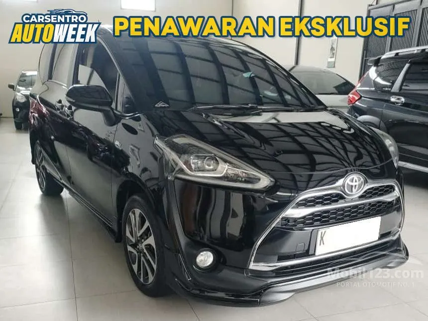 Jual Mobil Toyota Sienta 2017 Q 1.5 di Jawa Tengah Automatic MPV Hitam Rp 175.000.000
