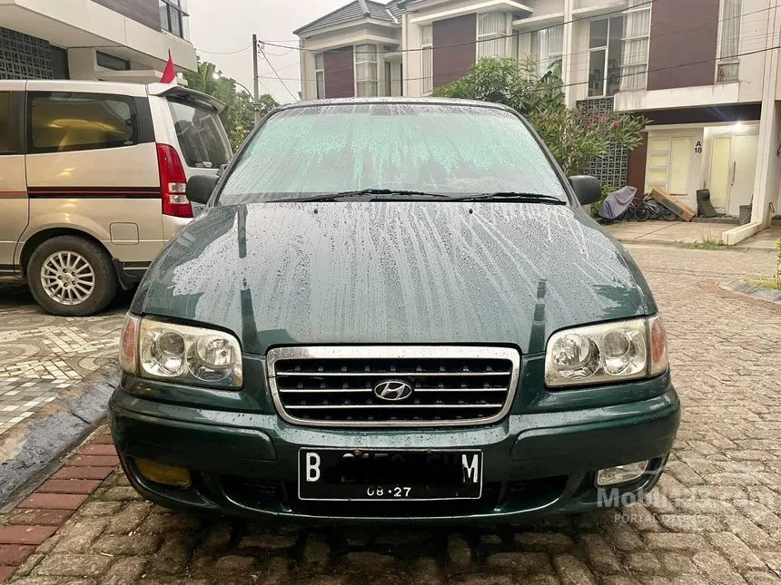 Jual Mobil Hyundai Trajet 2001 GLS 2.0 di Banten Automatic MPV Hijau Rp 38.500.000