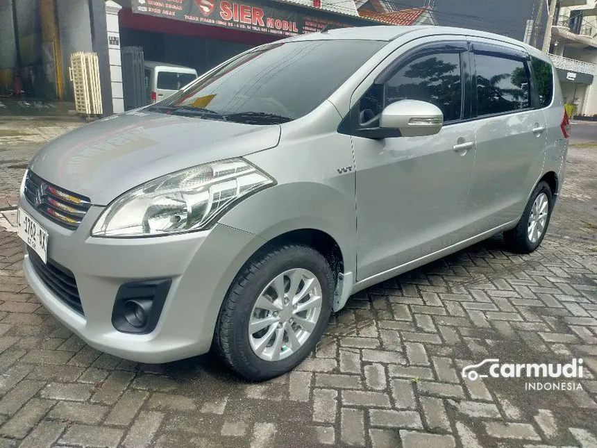Jual Mobil Suzuki Ertiga 2013 GL 1.4 di Jawa Timur Automatic MPV Silver Rp 124.000.000