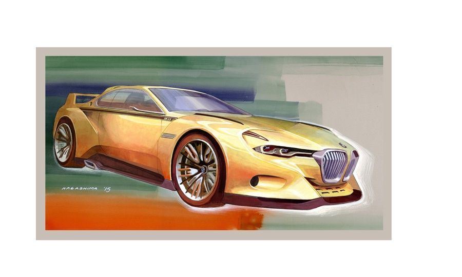 Bmw Unveils The Beautiful 3 0 Csl Hommage Concept Auto News Carlist My