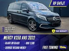 2021 Mercedes-Benz V250 2.0 Avantgarde Van Black Hitam Mercy V 250 AVG