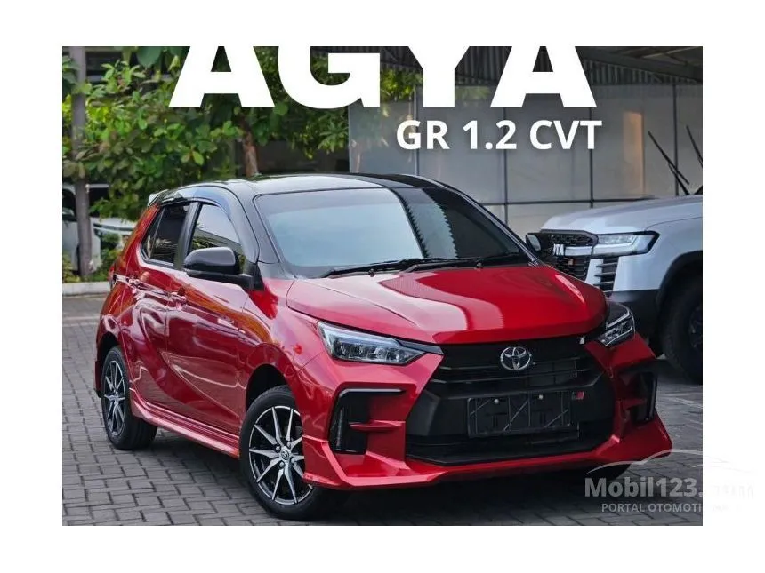 Jual Mobil Toyota Agya 2024 GR Sport 1.2 di DKI Jakarta Automatic Hatchback Merah Rp 191.400.000