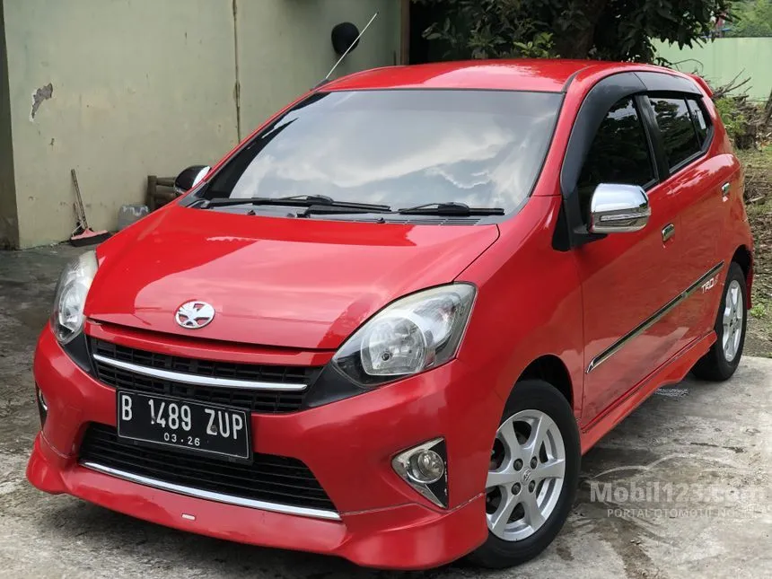 Jual Mobil Toyota Agya 2016 TRD Sportivo 1.0 di DKI Jakarta Automatic Hatchback Merah Rp 93.900.000