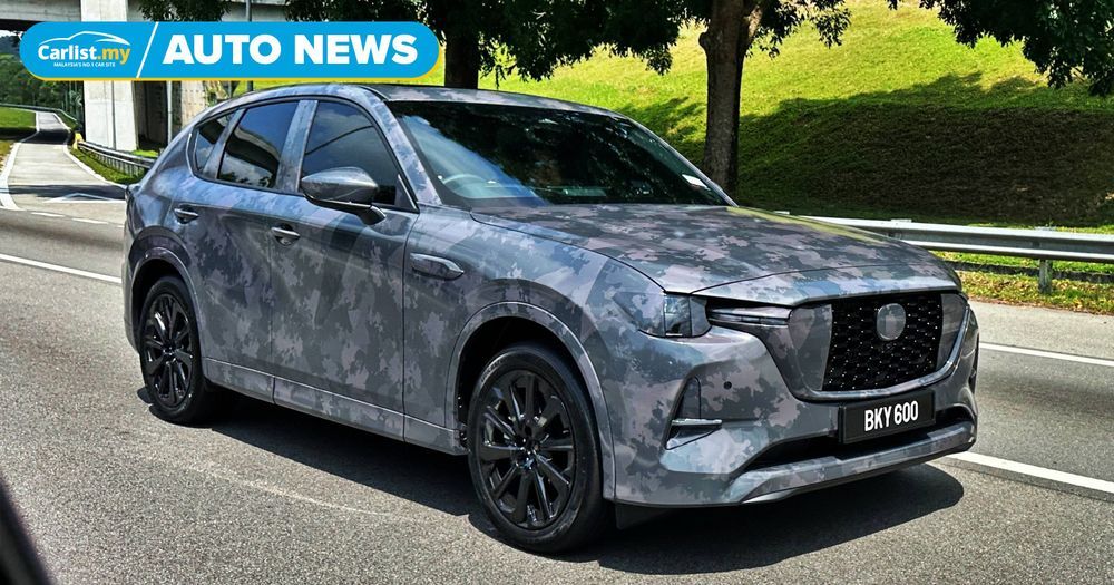 Spied: 2025 Mazda CX-60 spotted in Malaysia - all-new premium SUV to launch soon? 